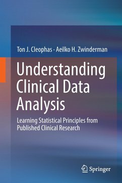 Understanding Clinical Data Analysis - Cleophas, Ton J.;Zwinderman, Aeilko H.