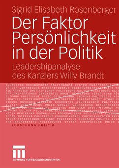 Der Faktor Persönlichkeit in der Politik (eBook, PDF) - Rosenberger, Sigrid Elisabeth
