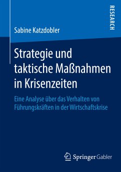Strategie und taktische Maßnahmen in Krisenzeiten (eBook, PDF) - Katzdobler, Sabine