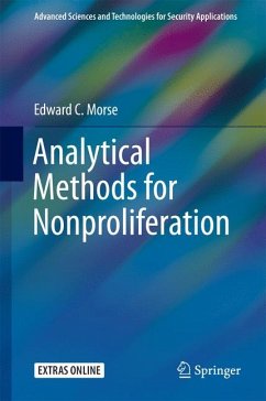 Analytical Methods for Nonproliferation (eBook, PDF) - Morse, Edward C.