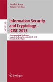 Information Security and Cryptology - ICISC 2015 (eBook, PDF)