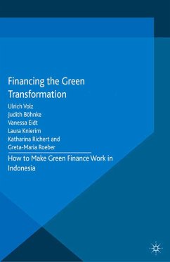 Financing the Green Transformation (eBook, PDF) - Volz, U.; Böhnke, Judith; Knierim, Laura; Richert, Katharina; Roeber, Greta-Maria; Eidt, Vanessa