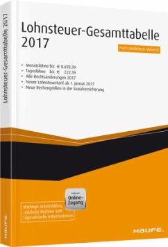 Lohnsteuer-Gesamt-Tabelle 2017