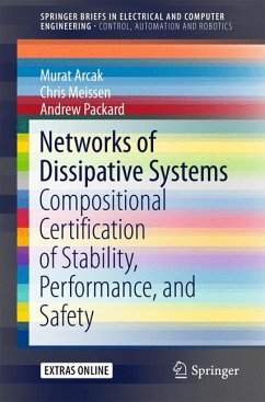 Networks of Dissipative Systems (eBook, PDF) - Arcak, Murat; Meissen, Chris; Packard, Andrew