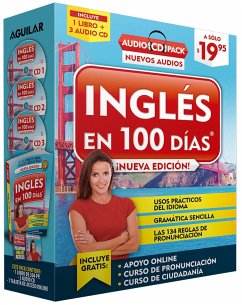 Inglés En 100 Días - Curso de Inglés - Audio Pack (Libro + 3 CD's Audio) / English in 100 Days Audio Pack