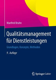 Qualitätsmanagement für Dienstleistungen (eBook, PDF) - Bruhn, Manfred