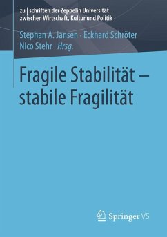 Fragile Stabilität - stabile Fragilität (eBook, PDF)