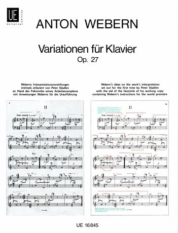 Webern, A: Variationen Webern, A: Variationen