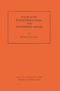 Cover Gauss Sums, Kloosterman Sums, and Monodromy Groups. (AM-116), Volume 116 (eBook, PDF)