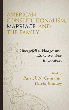 Cover American Constitutionalism, Marriage, and the Family (eBook, ePUB)