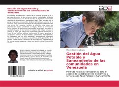 Gestión del Agua Potable y Saneamiento de las comunidades en Venezuela - Cabezón Vázquez, Alberto
