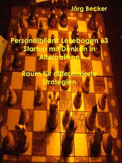Cover Personalbilanz Lesebogen 63 Startup mit Denken in Alternativen (eBook, ePUB)