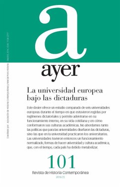 Universidad europea bajo las dictaduras - Rodríguez López, Carolina