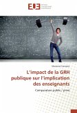 L¿impact de la GRH publique sur l¿implication des enseignants