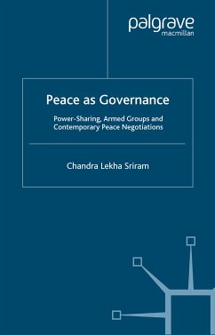 Peace as Governance (eBook, PDF) - Sriram, C.