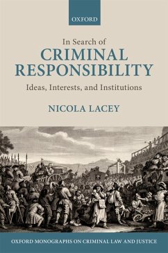 In Search of Criminal Responsibility (eBook, ePUB) - Lacey, Nicola