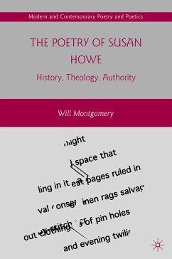 The Poetry of Susan Howe (eBook, PDF) - Montgomery, W.