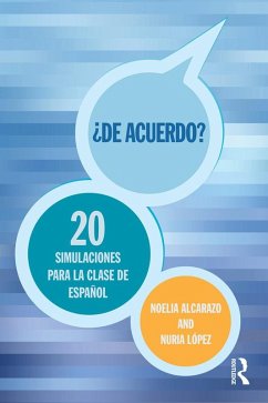 Cover 'De acuerdo' 20 simulaciones para la clase de español (eBook, PDF)