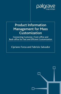 Product Information Management for Mass Customization (eBook, PDF) - Forza, C.; Salvador, F.
