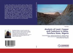 Analysis of Lead, Copper and Cadmium in Anka, Zamfara State, Nigeria