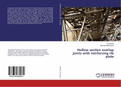 Hollow section overlap joints with reinforcing rib plate