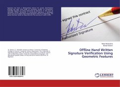 Offline Hand Written Signature Verification Using Geometric Features