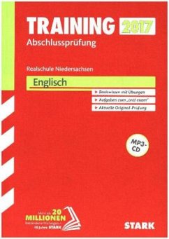 Cover Training Abschlussprüfung 2017 - Realschule Niedersachsen - Englisch mit MP3-CD