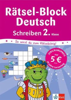 Cover Rätsel-Block Deutsch - Schreiben 2. Klasse