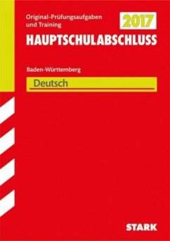 Hauptschule 2017 - Hauptschulabschluss Baden-Württemberg - Deutsch