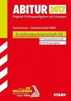 Cover Abitur 2017 - Gymnasium / Gesamtschule Nordrhein-Westfalen - Erziehungswissenschaft GK