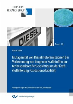 Mutagenität von Dieselmotoremissionen bei Verbrennung von biogenen Kraftstoffen unter besonderer Berücksichtigung der Kraftstoffalterung (Oxidationsstabilität) - Trißler, Markus