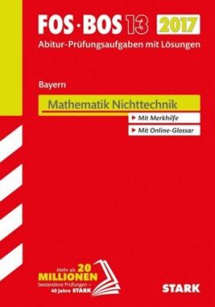 Cover FOS/BOS 13 Bayern 2017 - Mathematik Nichttechnik