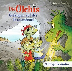 Gefangen auf der Pirateninsel / Die Olchis-Kinderroman Bd.10 (2 Audio-CDs) - Dietl, Erhard