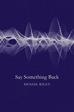 Cover Say Something Back (eBook, ePUB)