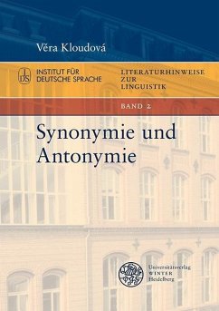 Synonymie und Antonymie (eBook, PDF) - Kloudová, Vera