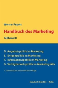 Handbuch des Marketing - Pepels, Werner