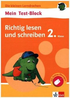 Cover Mein Test-Block - Richtig lesen und schreiben 2. Klasse