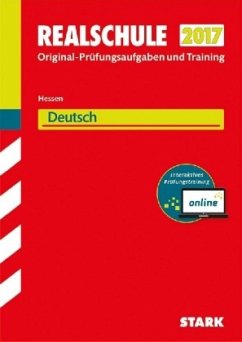 Cover Realschule 2017 - Hessen - Deutsch, inkl. Online-Prüfungstraining