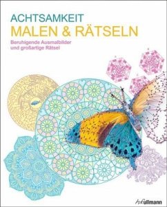 Cover Malbuch für Erwachsene: Malen & Rätseln - Achtsamkeit