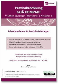 Praxisabrechnung GOÄ Kompakt (eBook, PDF) - Goldmann, Wolfgang