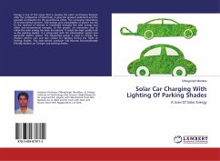 Solar Car Charging With Lighting Of Parking Shades
