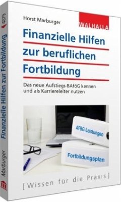 Cover Finanzielle Hilfen zur beruflichen Fortbildung