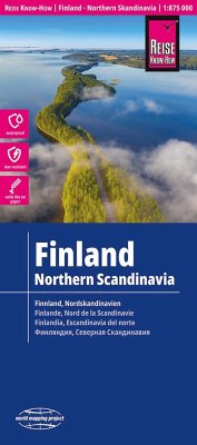 Reise Know-How Landkarte Finnland und Nordskandinavien / Finland and Northern Scandinavia (1:875.000). Finlande et nord - Reise Know-How Verlag Peter Rump GmbH