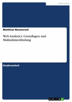 Web Analytics. Grundlagen und Maßnahmenfindung (eBook, PDF)