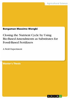 Closing the Nutrient Cycle by Using Bio-Based Amendments as Substitutes for Fossil-Based Fertilizers (eBook, PDF) - Massimo Wongbi, Bongaman