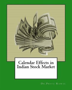 Cover Calendar Effects in Indian Stock Market (eBook, ePUB)
