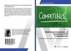 Web Data Extraction of University Staff Competencies