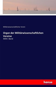 Cover Organ der Militärwissenschaftlichen Vereine