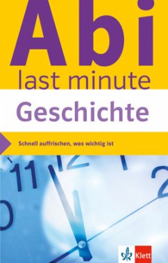 Abi last minute Geschichte