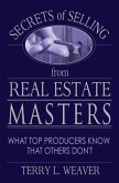 Secrets of Selling from Real Estate Masters (eBook, ePUB)